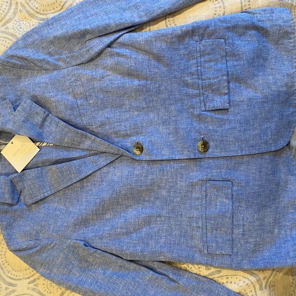 Janie and Jack x Rachel Zoe Boys Linen Blazer - Picture 7 of 7
